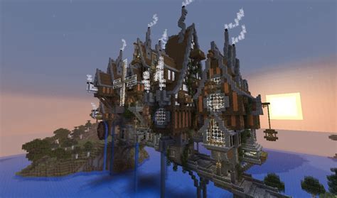 Steampunk Crafts | Steampunk Minecraft Bridge | Minecraft | Pinterest | Steampunk crafts, Craft ...