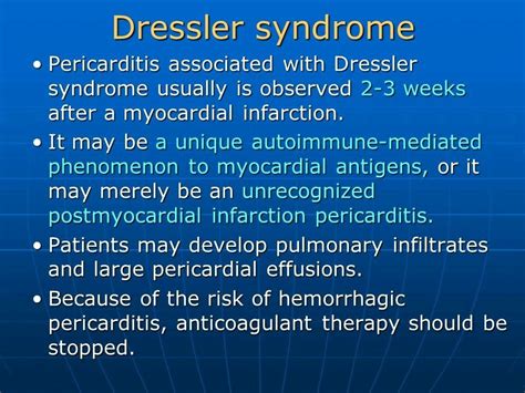 Dressler syndrome,WHAT TO KNOW?