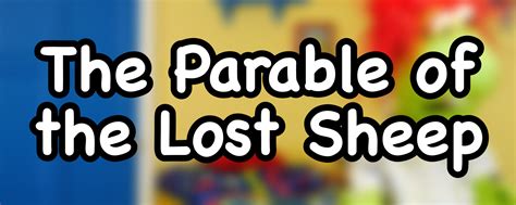 The Parable of the Lost Sheep | Sunday School lesson for kids - DouglasTalks.com