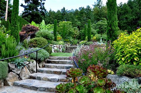 Mediterranean Garden In Butchart Gardens Photograph by Tanya Searcy