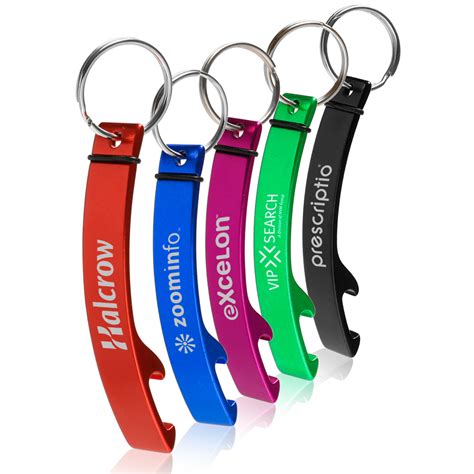 Personalized Portable Bottle Opener Keychains | KEY147 - DiscountMugs