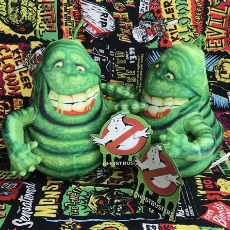 Original Garage Kit Classic Toy 18cm Movies: Ghostbusters Slimer Plush Stuffed Doll Action ...