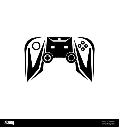 VV Initial ESport gaming logo. Game console shape style vector template ...