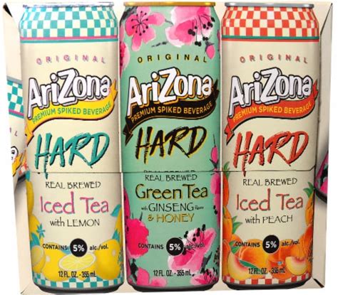 Arizona Premium Spiked Hard Iced Tea Party Pack, 12 pk / 12 fl oz - Fry ...