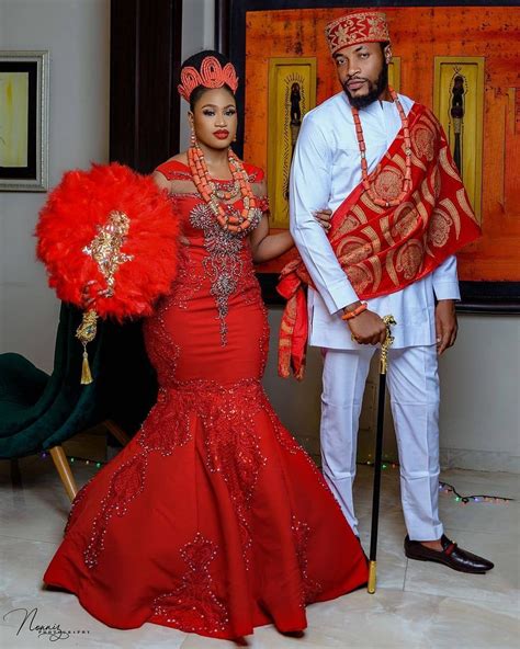 Igbo Brides 💍 on Instagram: “A King and his Queen ️🤍 (Obata obodo adinma 1 na Lolo ya)👑… | Igbo ...