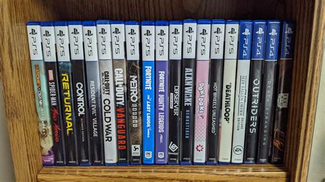 My PS5 physical games collection! (PS4 games shown have next gen upgrades) : r/playstation5