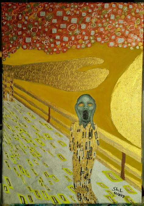 "The Screaming Gustav Klimt" by ShiraLubelo on Newgrounds