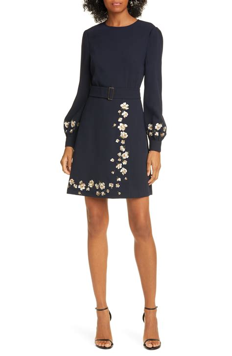 Ted Baker London Pearl Floral Long Sleeve Dress | Nordstrom