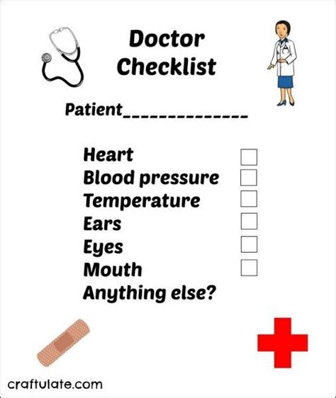 I'm The Doctor Pretend Play for Preschoolers - Craftulate