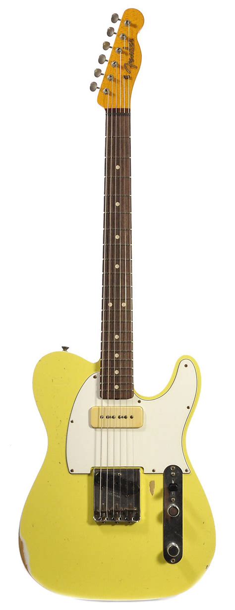 FENDER Custom Shop Telecaster w/P-90 Faded Graffiti Yellow | Chicago ...