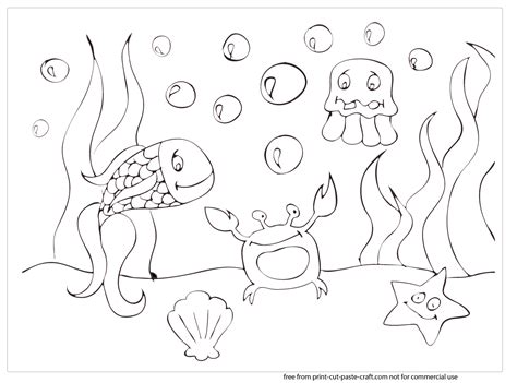 Ocean Coloring Pages