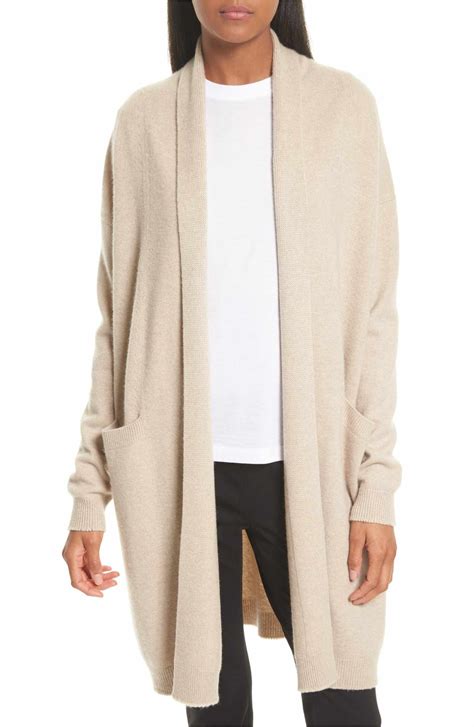 Vince Long Cashmere Cardigan | Long cashmere cardigan, Long sweaters ...