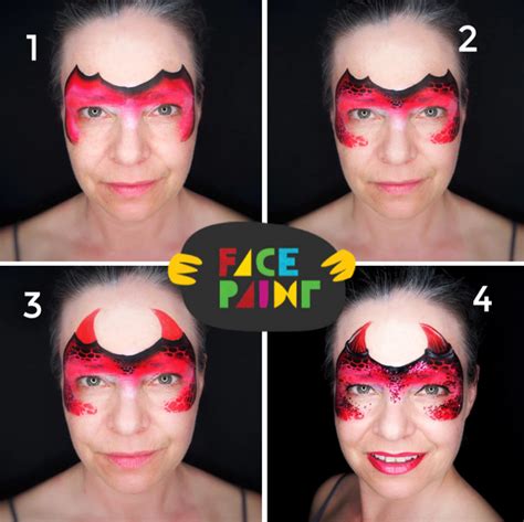 Easy Devil Face Paint Ideas - Top 5 Devil Face Paint Designs: How To ...