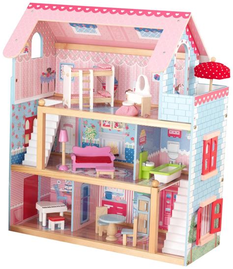 KidKraft Chelsea Doll Cottage with Furniture at Best Price, Less Than ...