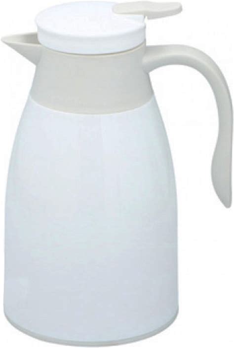 Thermos 1 liter thermos jug - 1 liter jug - Thermos 1 liter - White - Discountershop.nl