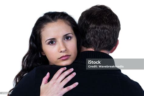 Sad Couple Hugging Stock Photo - Download Image Now - 18-19 Years, 20 ...