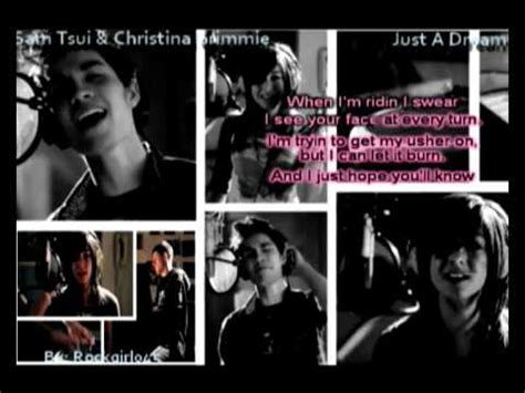 Sam Tsui & Christina Grimmie - Just A Dream Lyrics