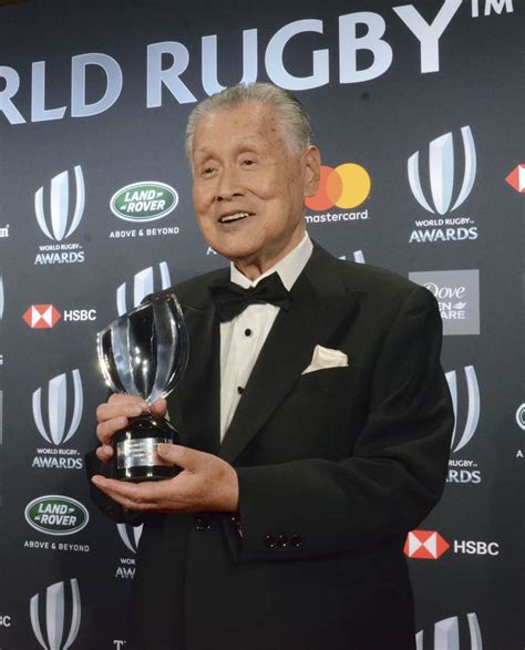 World Rugby award goes to former Japan Prime Minister Mori