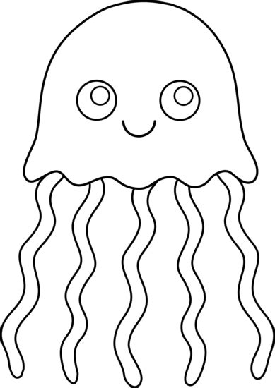 Jellyfish #20534 (Animals) – Free Printable Coloring Pages