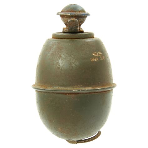 Original German WWII Model 39 Inert Egg Hand Grenade with Waffenamt ...