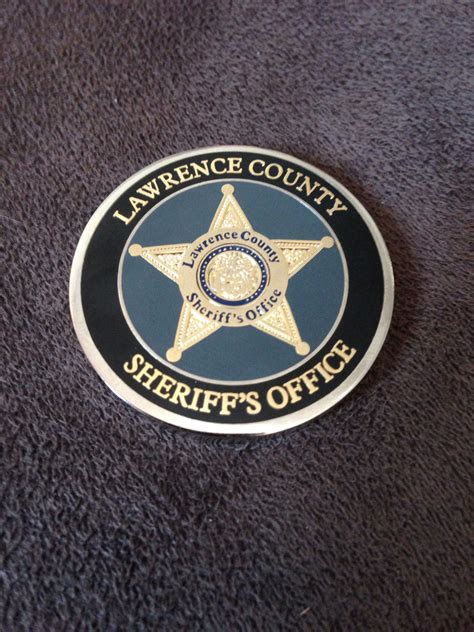 Lawrence County Sheriff's Office | Lawrence county, Sheriff office, Law enforcement badges