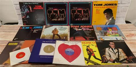 Lot Of 14 Vinyl Records Auction