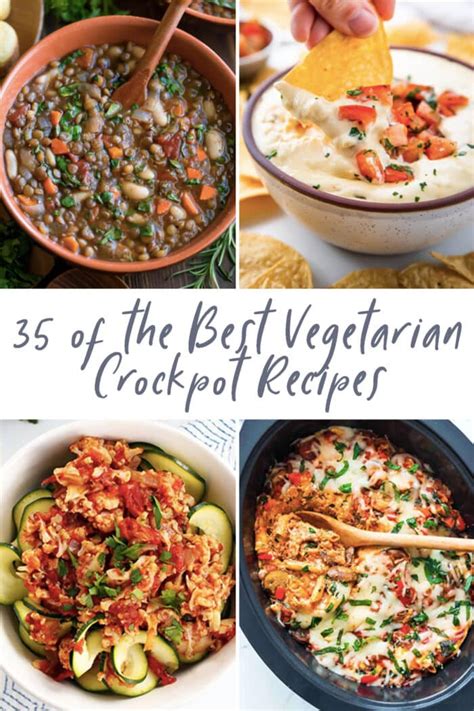 35 of the Best Vegetarian Slow Cooker Recipes - 40 Aprons