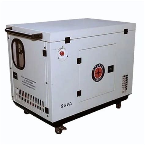 5kva Diesel Generator COOPER DIESEL GENERATOR Single phase at Rs 150000/set | Cooper Diesel ...