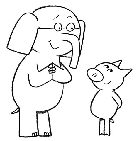 Free Elephant And Piggie Coloring Pages, Download Free Elephant And Piggie Coloring Pages png ...