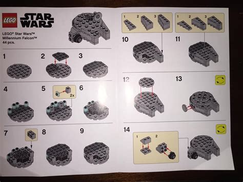 Toys R Us LEGO Millennium Falcon Promo Instructions | Toys r us lego ...