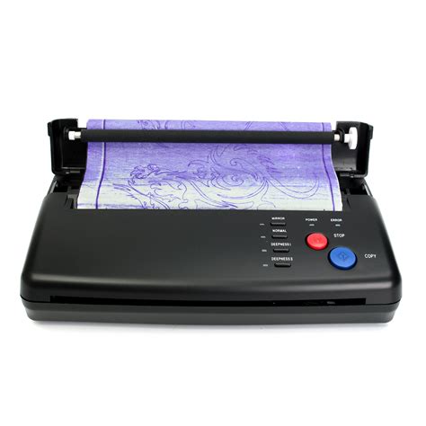 100-240V Tattoo Thermal Stencil Maker Copier Transfer Printer Flash ...