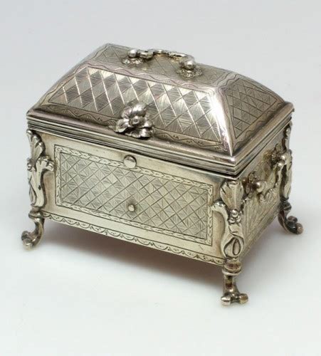 Antique Silver Casket