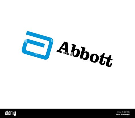 Abbott Laboratories, rotated logo, white background B Stock Photo - Alamy