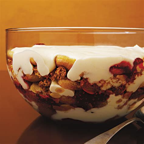 Sherry Trifle with Brandy Custard