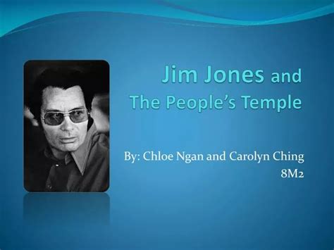 PPT - Jim Jones and The People’s Temple PowerPoint Presentation, free download - ID:3806037