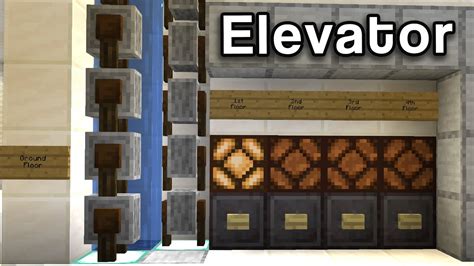 How To Make A Multi Floor Water Elevator In Minecraft | Viewfloor.co