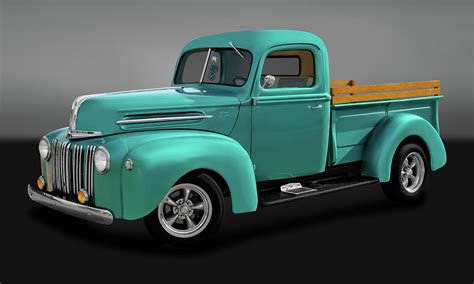 1946 Ford Half Ton Pickup Truck - 46FDPKUPGRY9973 Photograph by Frank J Benz - Pixels