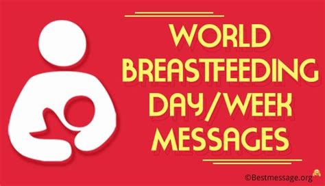 World Breastfeeding Day/Week Messages and Quotes