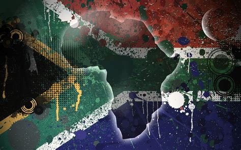 HD wallpaper: map illustration, republic of south africa, flag, texture ...