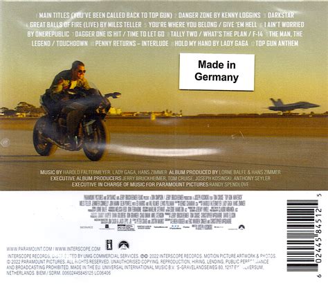 Top Gun: Maverick - Music From The Motion Picture - original soundtrack ...