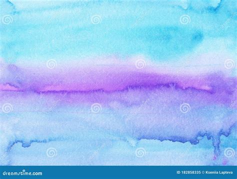 Watercolor Light Blue And Purple Background Painting Texture ...