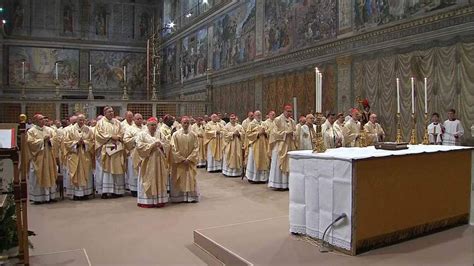 Pope Francis Celebrates First Mass At Vatican | World News | Sky News