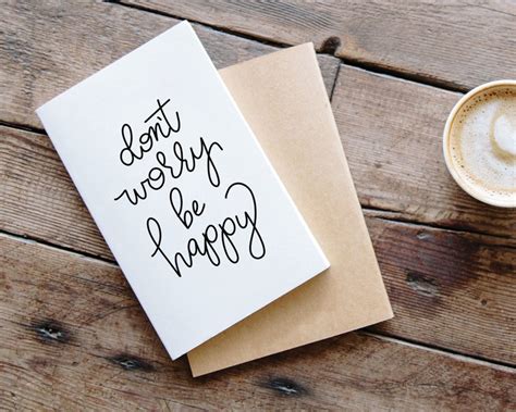 Printable Art Don't Worry Be Happy Printable Poster - Etsy