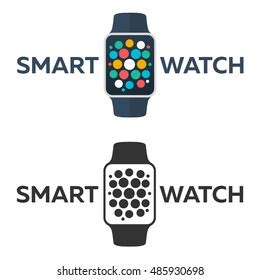 Smart Watch Logo Vector Illustration Stock Vector (Royalty Free ...