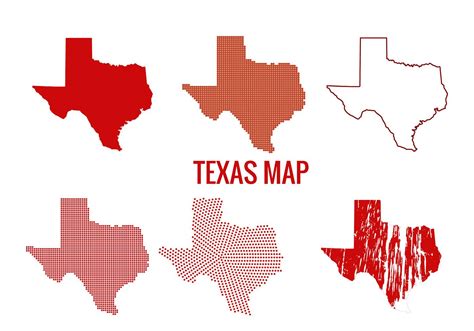 Texas map vectors 95716 Vector Art at Vecteezy