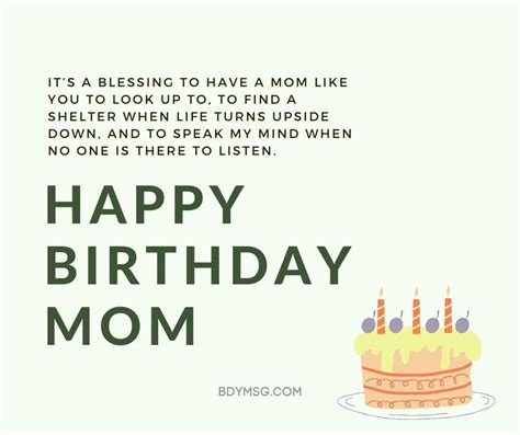 75 Birthday Wishes For Mom, Messages and Greetings - BDYMSG