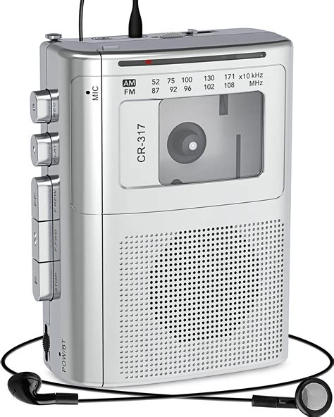 Buy Gracioso Portable Cassette Player Recorder with Bluetooth Transmitter, AM FM Walkman ...