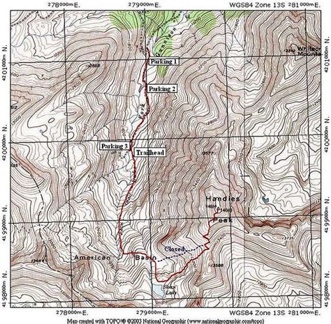 American Basin Trail : Climbing, Hiking & Mountaineering : SummitPost