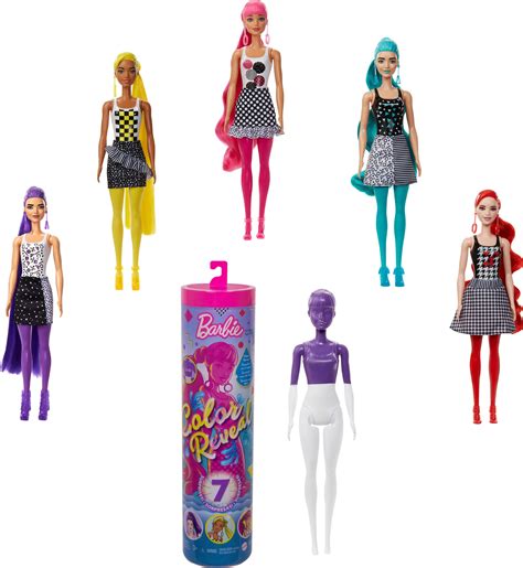 Barbie Color Reveal Doll With 7 Surprises For Kids 3 Years Old & Up - Walmart.com