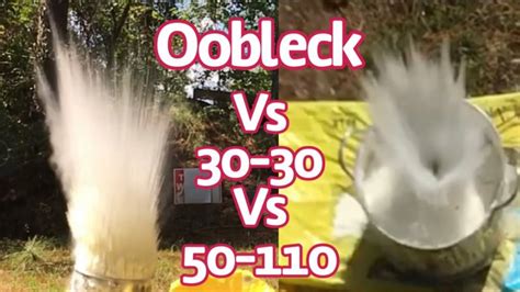 Oobleck Non-Newtonian fluid, VS 50-110 wcf - The Reloaders Network